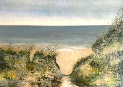 A Walk to the Ocean [40x40] $5,600