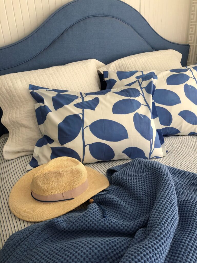 Andreafrenchblueheadboard Summer House Furnishings